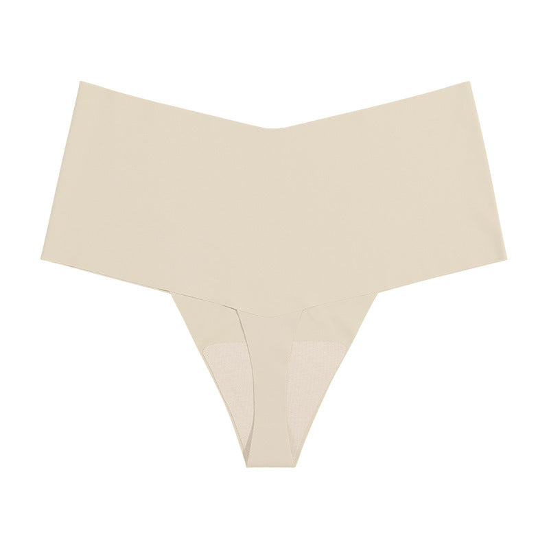 String taille haute grande taille abricot