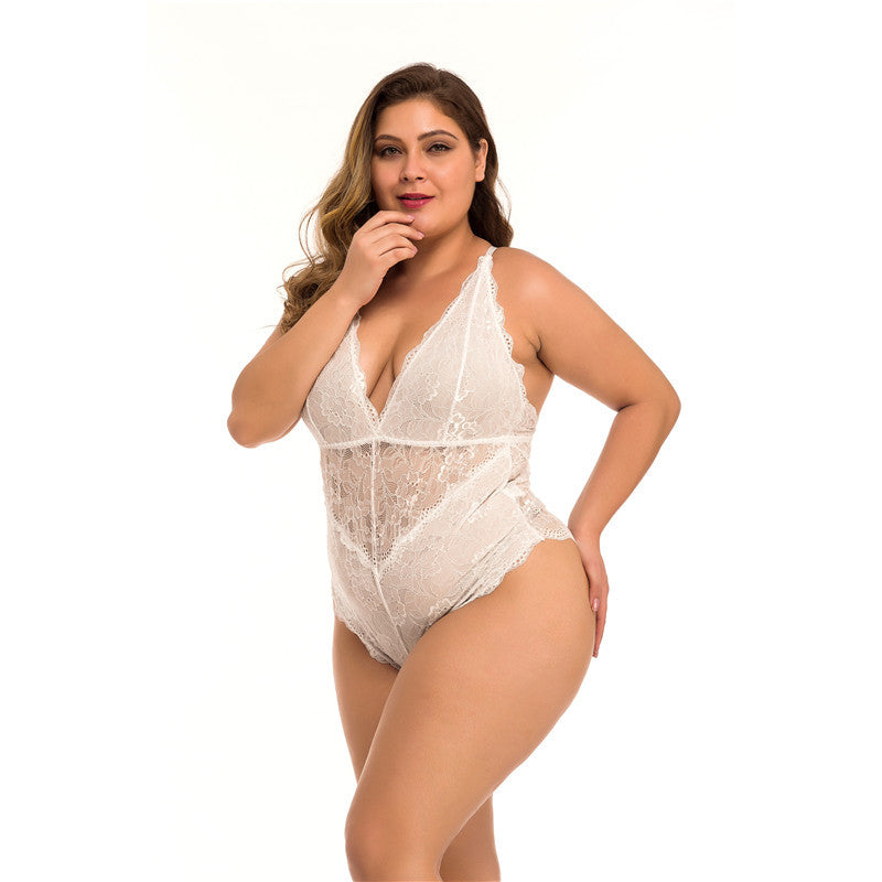Sous vêtement body grande taille blanc
