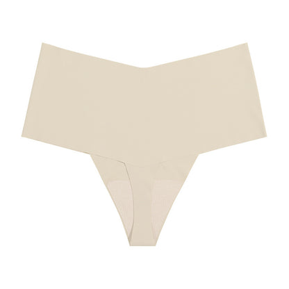 String taille haute grande taille abricot