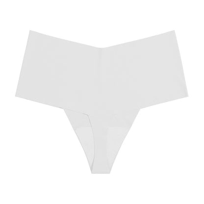 String taille haute grande taille blanc