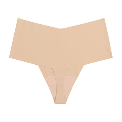 String taille haute grande taille nude
